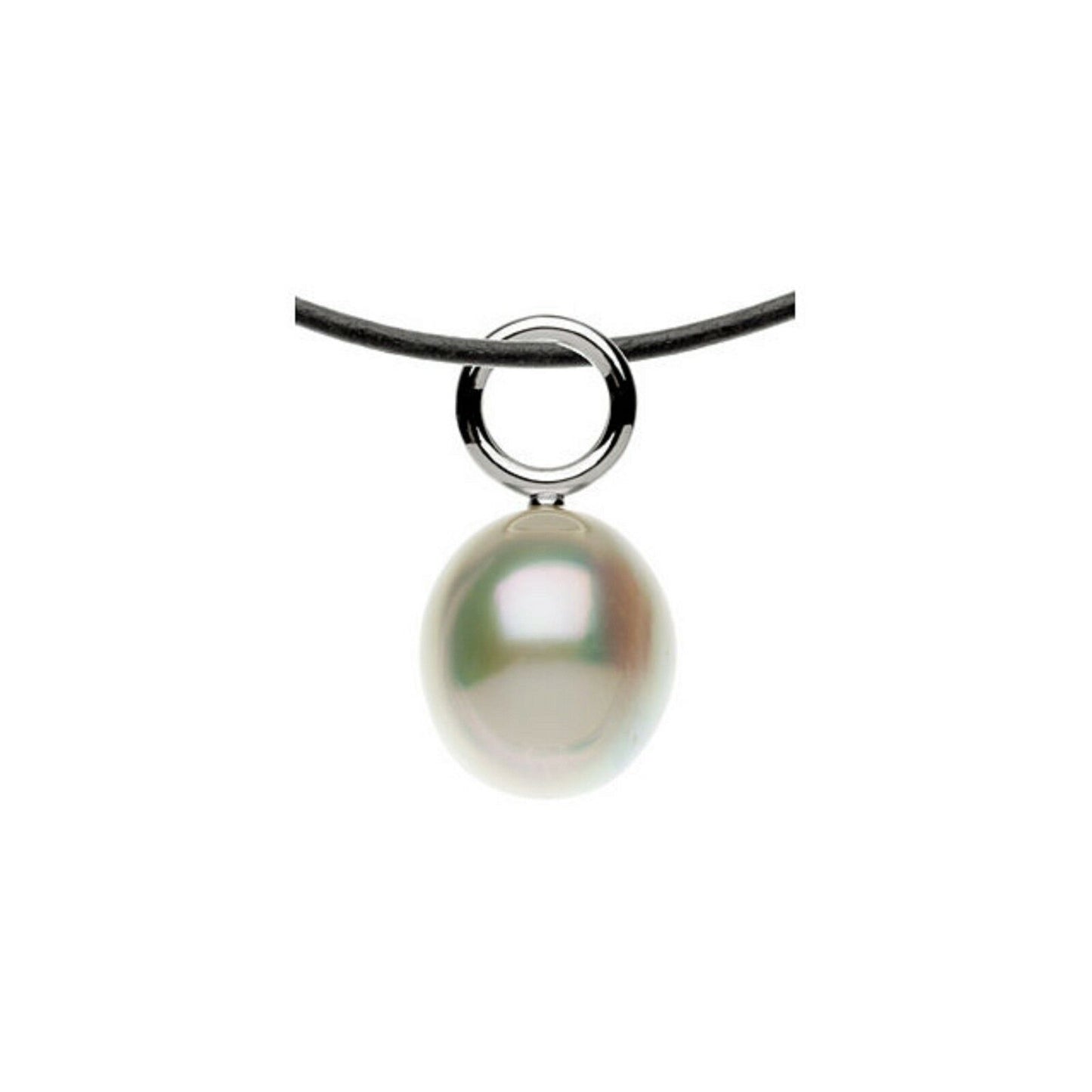 14KT White Gold Paspaley Pearl Simple Pendant Charm, 14KT White Gold Paspaley Pearl Simple Pendant Charm - Legacy Saint Jewelry