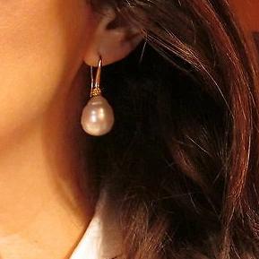 18KT Yellow Gold Paspaley Pearl Shepard Hook Earrings, 18KT Yellow Gold Paspaley Pearl Shepard Hook Earrings - Legacy Saint Jewelry