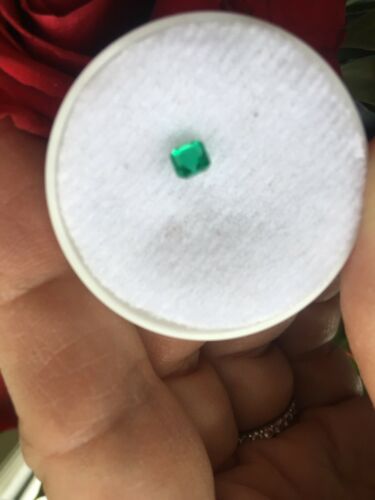 Colombian Emerald Cut Loose Emerald .38 CT - Legacy Saint Jewelry