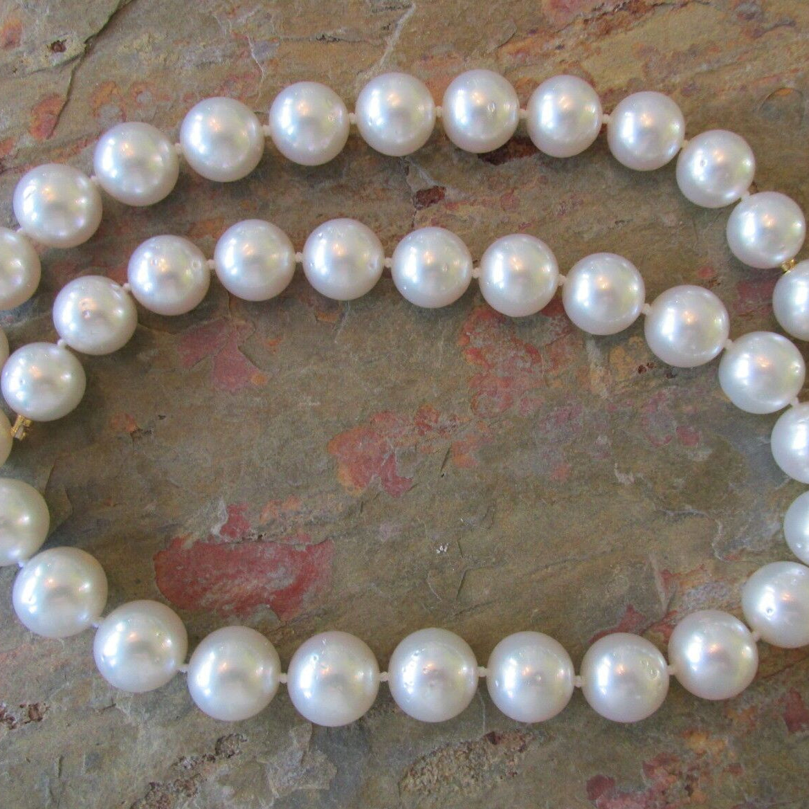 18KT Yellow Gold Paspaley South Sea Pearl Strand Necklace 11~12 mm, 18KT Yellow Gold Paspaley South Sea Pearl Strand Necklace 11~12 mm - Legacy Saint Jewelry