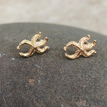 Load image into Gallery viewer, 14KT Yellow Gold Mini Starfish Post Earrings, 14KT Yellow Gold Mini Starfish Post Earrings - Legacy Saint Jewelry