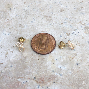 14KT Yellow Gold Mini Starfish Post Earrings, 14KT Yellow Gold Mini Starfish Post Earrings - Legacy Saint Jewelry