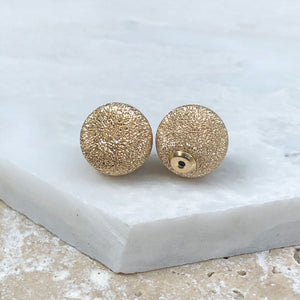 Yellow Gold-Filled Diamond-Cut Earring Backs, Yellow Gold-Filled Diamond-Cut Earring Backs - Legacy Saint Jewelry