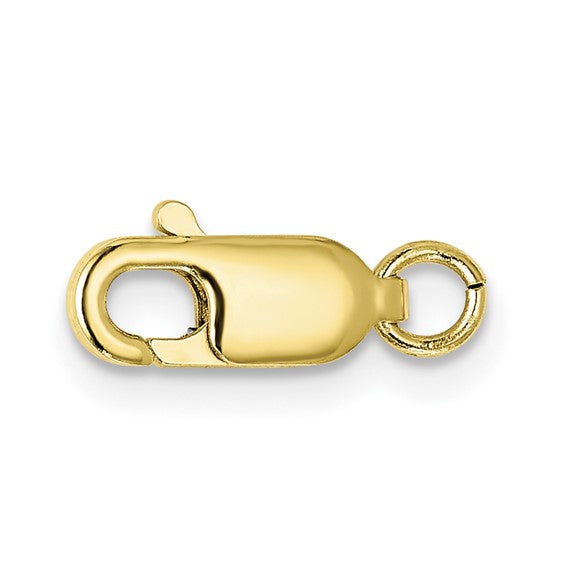 10KT Yellow Gold Fancy Lobster Clasp with Ring 11.7mm