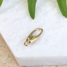 Load image into Gallery viewer, 14KT Yellow Gold Trigger-Less Lobster Clasp with Ring, 14KT Yellow Gold Trigger-Less Lobster Clasp with Ring - Legacy Saint Jewelry
