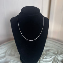 Load image into Gallery viewer, Sterling Silver Box Chain Necklace 1.25mm