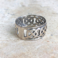 Load image into Gallery viewer, Sterling Silver Celtic Trinity Weave Ring Size 7, Sterling Silver Celtic Trinity Weave Ring Size 7 - Legacy Saint Jewelry