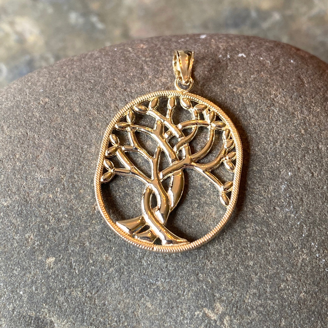 14KT Yellow Gold Polished Celtic 