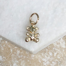Load image into Gallery viewer, 10KT Yellow Gold 3D Teddy Bear Pendant Charm, 10KT Yellow Gold 3D Teddy Bear Pendant Charm - Legacy Saint Jewelry