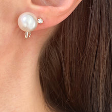 Load image into Gallery viewer, Sterling Silver 11mm Paspaley South Sea Pearl Clip-On Stud Earrings - Legacy Saint Jewelry