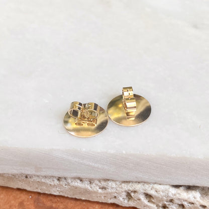 14KT Yellow Gold Heavy Earring Backs 8mm/ 10mm - Legacy Saint Jewelry