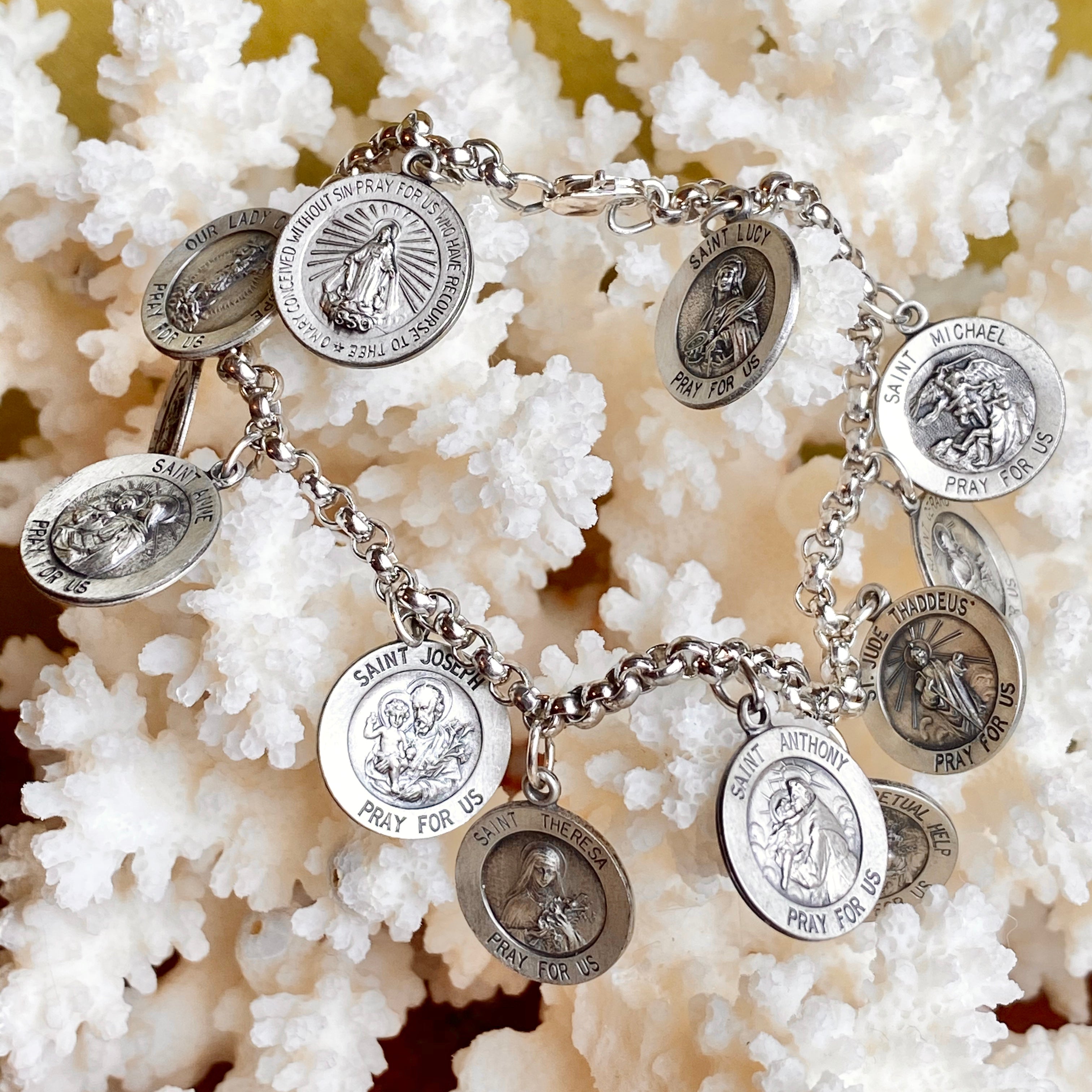 Catholic charms clearance for bracelets