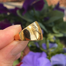 Load image into Gallery viewer, 14KT Yellow Gold Domed High Polished Cigar Band Ring, 14KT Yellow Gold Domed High Polished Cigar Band Ring - Legacy Saint Jewelry