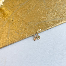 Load image into Gallery viewer, 10KT Yellow Gold CZ Clover, Horseshoe, + Hamsa Pendant Charm
