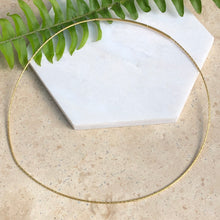 Load image into Gallery viewer, 14KT Yellow Gold Vermeil Diamond Cut Weave Neck Wire Necklace 1.2mm - Legacy Saint Jewelry