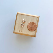 Load image into Gallery viewer, 14KT Rose Gold 1.50 CT Round Lab Diamond Stud Earrings