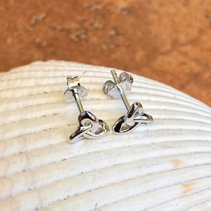 Sterling Silver Mini Celtic Knot Stud Earrings