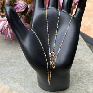 18KT Yellow Gold .85mm Rope Chain Necklace, 18KT Yellow Gold .85mm Rope Chain Necklace - Legacy Saint Jewelry