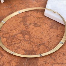 Load image into Gallery viewer, Estate 14KT Yellow Gold Multi-Strand Bar Station Collar Necklace