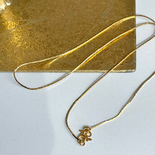 Load image into Gallery viewer, Estate 18KT Yellow Gold .50mm Cobra Chain Necklace