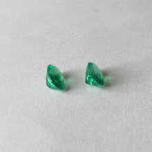 Load image into Gallery viewer, Colombian Oval Loose Emerald Pair 1.42 CT, Colombian Oval Loose Emerald Pair 1.42 CT - Legacy Saint Jewelry