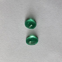 Load image into Gallery viewer, Colombian Oval Loose Emerald Pair 1.42 CT, Colombian Oval Loose Emerald Pair 1.42 CT - Legacy Saint Jewelry