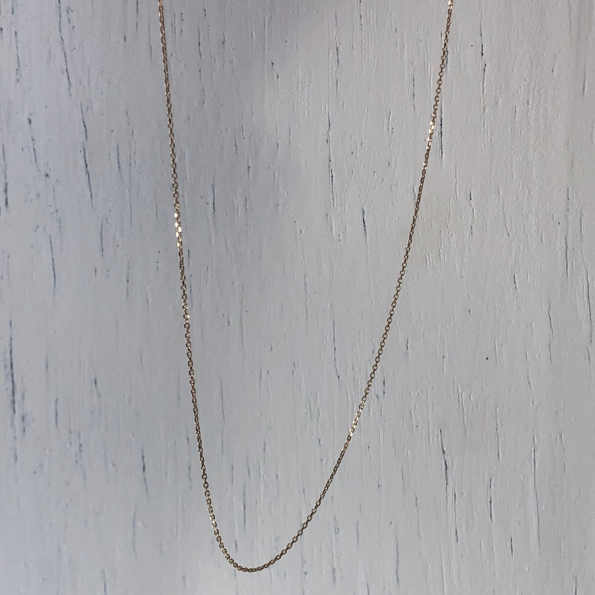 14KT Yellow Gold Thin Rope Chain Necklace .50mm, 14KT Yellow Gold Thin Rope Chain Necklace .50mm - Legacy Saint Jewelry