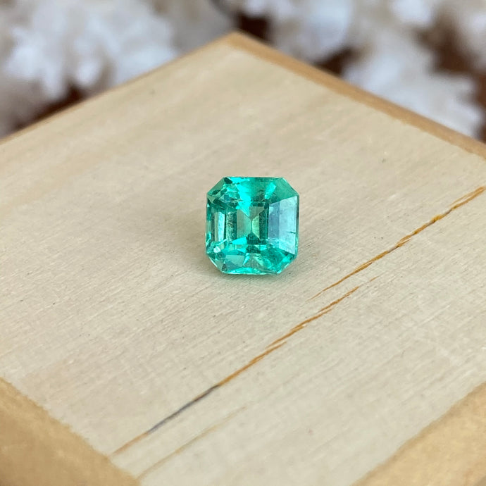 Colombian Emerald Cut/ Cushion Cut Loose Emerald 1.20 CT
