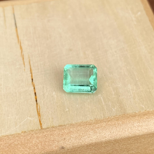 Colombian Emerald Cut Loose Emerald 1.10 CT - LSJ