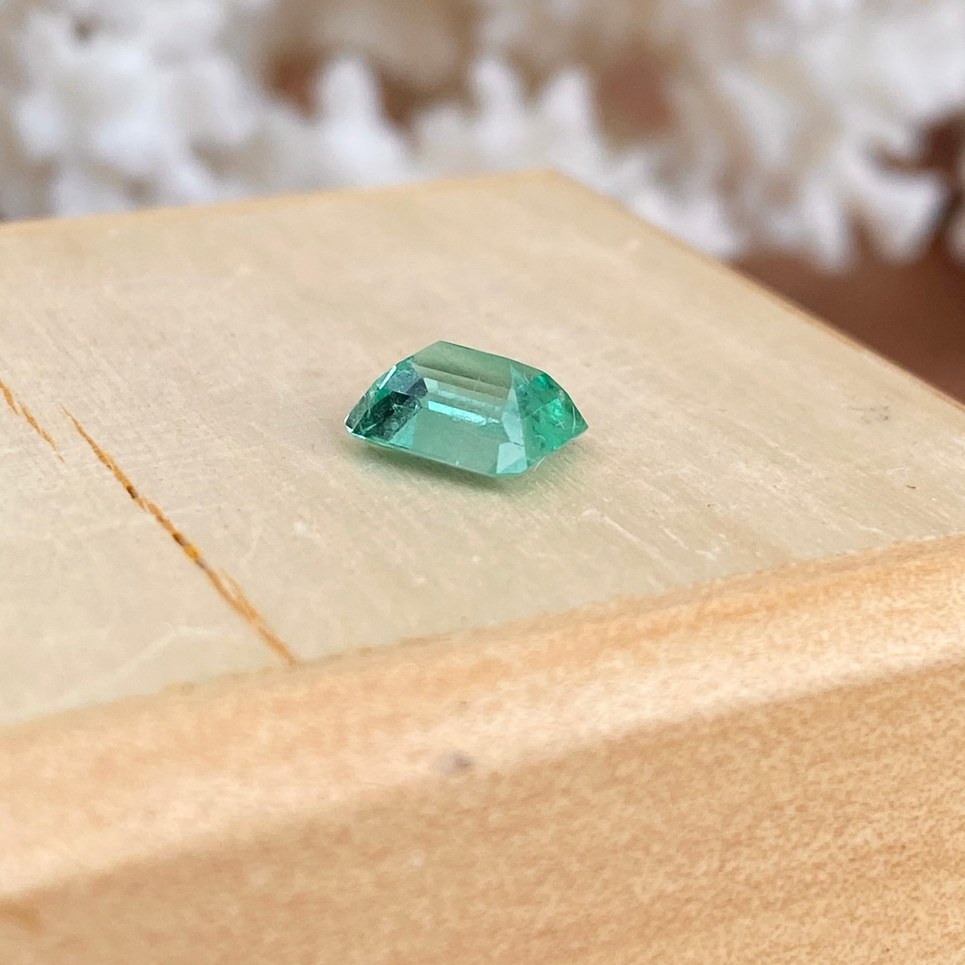 Colombian Emerald Cut Loose Emerald 1.10 CT - LSJ