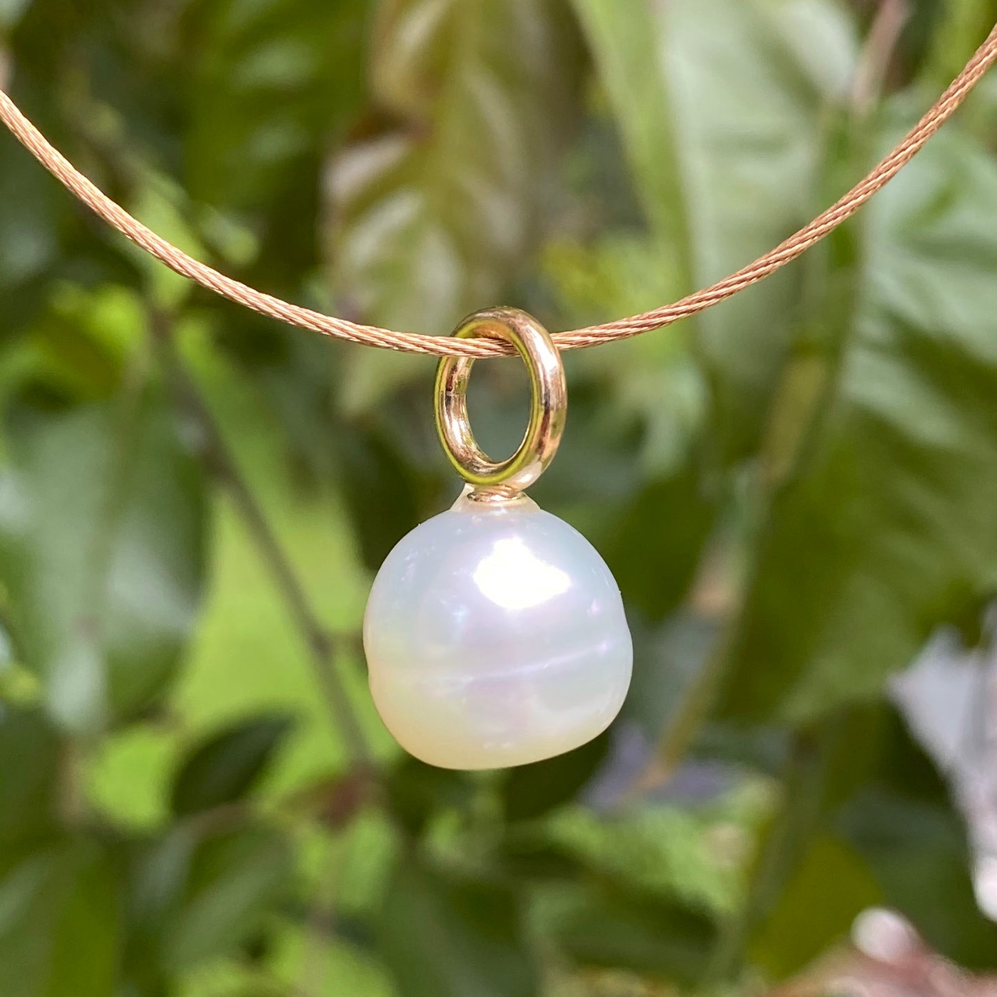 14KT Yellow Gold Paspaley South Sea Pearl Simple Pendant 12mm/ FINE #2, 14KT Yellow Gold Paspaley South Sea Pearl Simple Pendant 12mm/ FINE #2 - Legacy Saint Jewelry