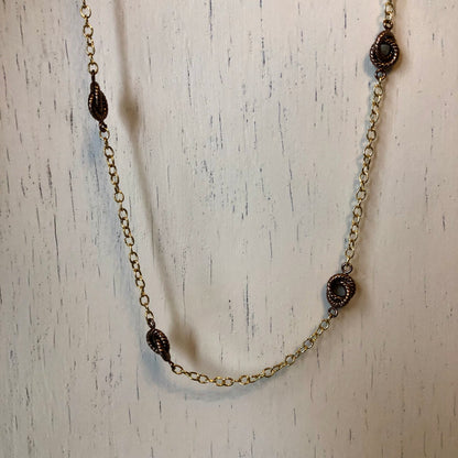 14KT Yellow Gold + Chocolate Link Necklace Chain 24", 14KT Yellow Gold + Chocolate Link Necklace Chain 24" - Legacy Saint Jewelry