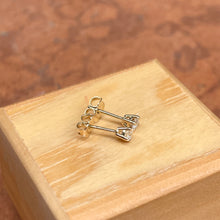 Load image into Gallery viewer, 14KT Yellow Gold 1/5 CTW Lab Diamond 4 Prong Stud Earrings