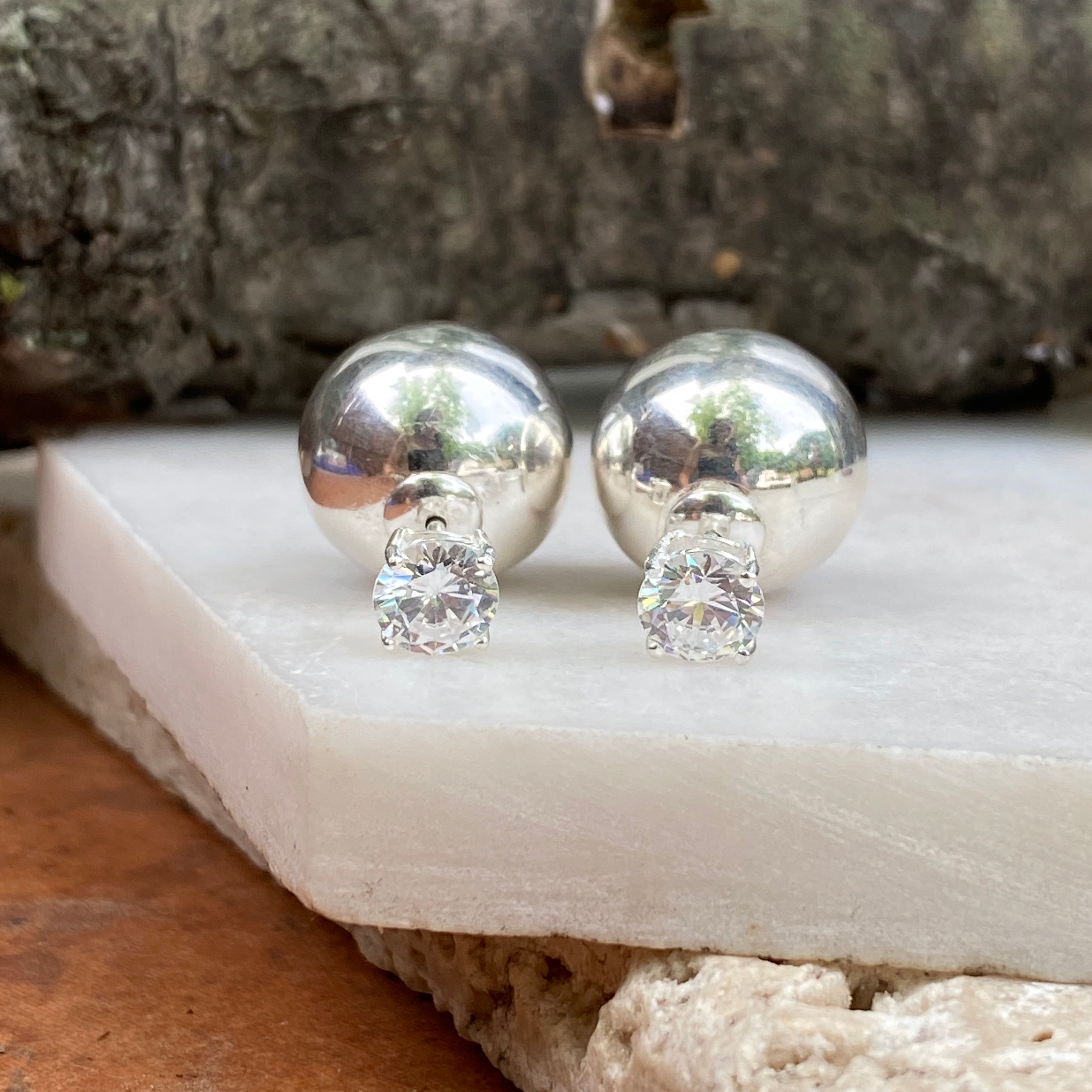 Double deals post earrings