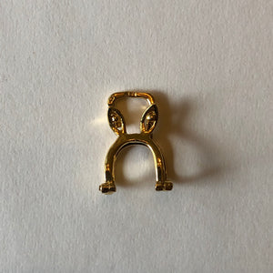 14KT Yellow Gold Small Slide Pendant Hanger Enhancer, 14KT Yellow Gold Small Slide Pendant Hanger Enhancer - Legacy Saint Jewelry