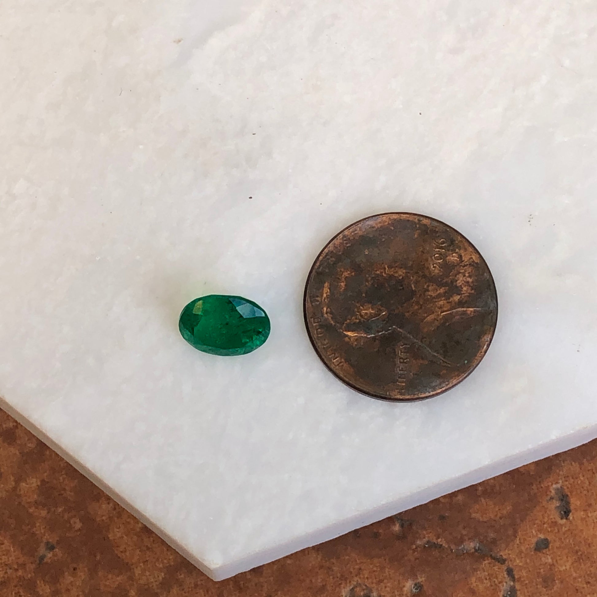 Colombian Oval Cut Faceted Loose Emerald 1.77 CT, Colombian Oval Cut Faceted Loose Emerald 1.77 CT - Legacy Saint Jewelry