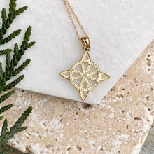 Load image into Gallery viewer, 14KT Yellow Gold Celtic Eternity Knot Chain Necklace, 14KT Yellow Gold Celtic Eternity Knot Chain Necklace - Legacy Saint Jewelry