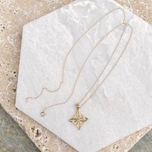 Load image into Gallery viewer, 14KT Yellow Gold Celtic Eternity Knot Chain Necklace, 14KT Yellow Gold Celtic Eternity Knot Chain Necklace - Legacy Saint Jewelry