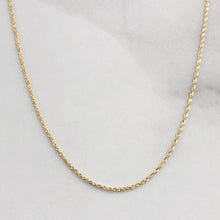 Load image into Gallery viewer, 10KT Yellow Gold Rope Chain Necklace 30&quot;/ 1.5mm, 10KT Yellow Gold Rope Chain Necklace 30&quot;/ 1.5mm - Legacy Saint Jewelry