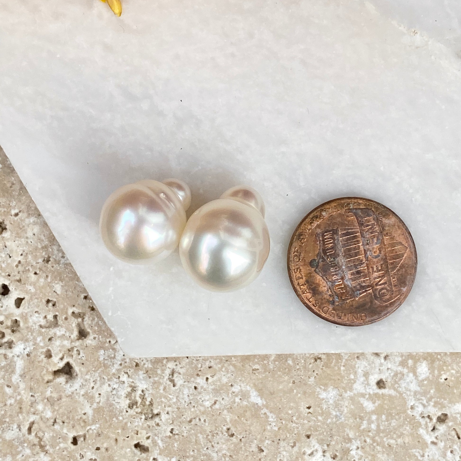 Genuine Paspaley South Sea Loose Pearl Pair "Fine" Quality 12mm #3, Genuine Paspaley South Sea Loose Pearl Pair "Fine" Quality 12mm #3 - Legacy Saint Jewelry