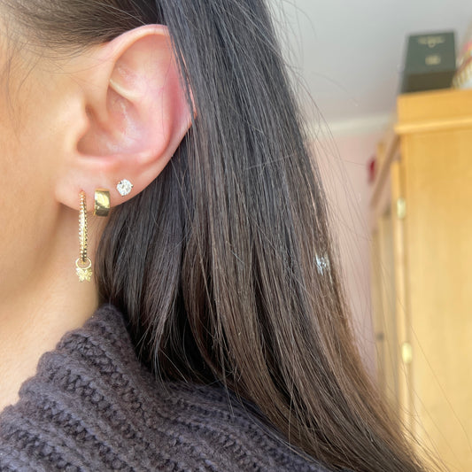 14KT Yellow Gold Mini Butterfly Earring Charms