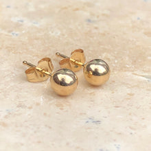 Load image into Gallery viewer, 14KT Yellow Gold Polished Ball Stud Earrings 4mm, 14KT Yellow Gold Polished Ball Stud Earrings 4mm - Legacy Saint Jewelry