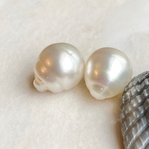 Genuine Paspaley South Sea Loose Pearl Pair "Fine" Quality 14mm, Genuine Paspaley South Sea Loose Pearl Pair "Fine" Quality 14mm - Legacy Saint Jewelry