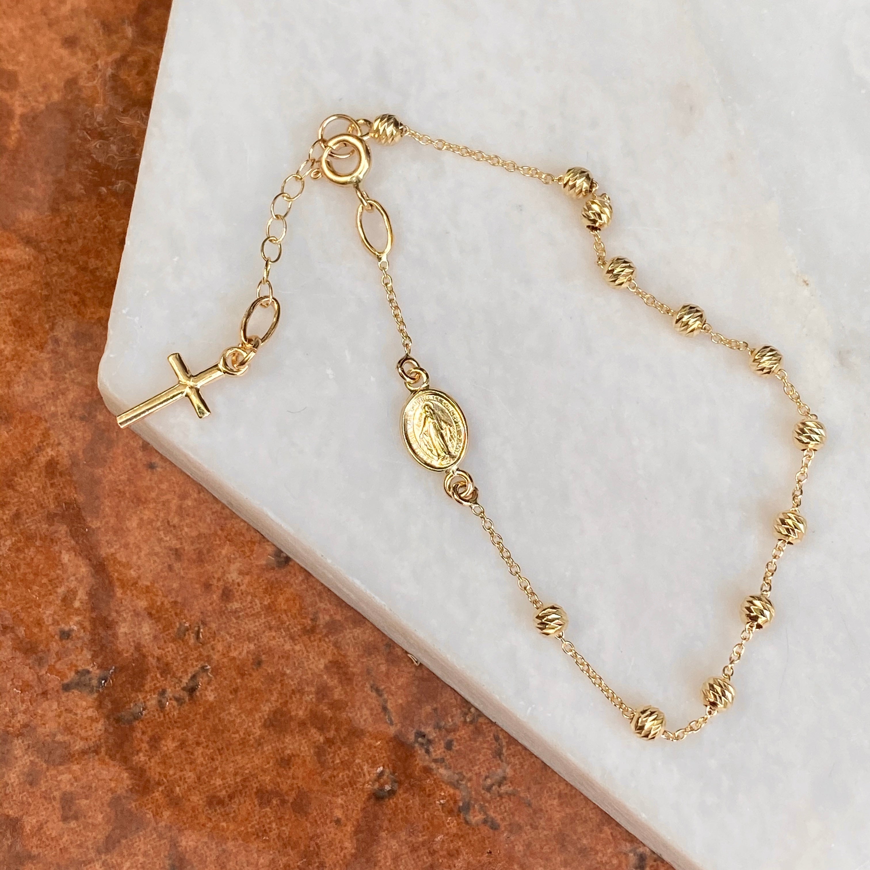 Lmtd ed T.R.Jackson Bridal Rosary bracelet – Hey Mary Peace Beads