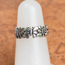 Load image into Gallery viewer, Sterling Silver Detailed Butterflies Toe Ring, Sterling Silver Detailed Butterflies Toe Ring - Legacy Saint Jewelry