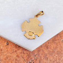 Load image into Gallery viewer, 14KT Yellow Gold Polished Saint Florian Badge Pendant 23mm