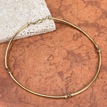 Load image into Gallery viewer, Estate 14KT Yellow Gold Segmented Round Collar Necklace