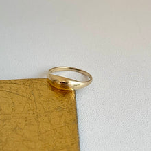 Load image into Gallery viewer, 14KT Yellow Gold Thin Dome Pinky Ring