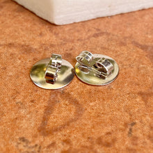 Load image into Gallery viewer, 14KT White Gold Heavy Earring Backs 10mm - Legacy Saint Jewelry
