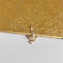 Load image into Gallery viewer, 10KT Yellow Gold Small Flying Dove Pendant Charm